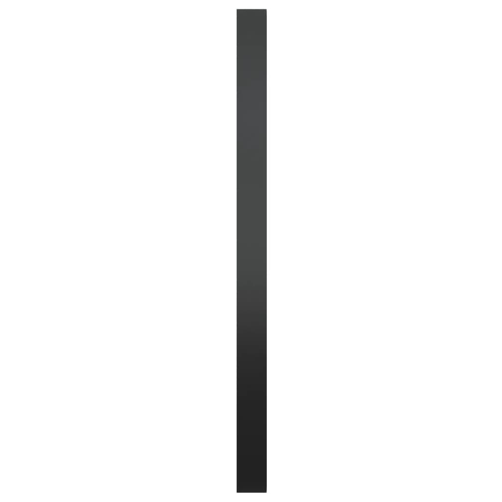 Seinäpeili 50 cm musta - Sisustajankoti.fi