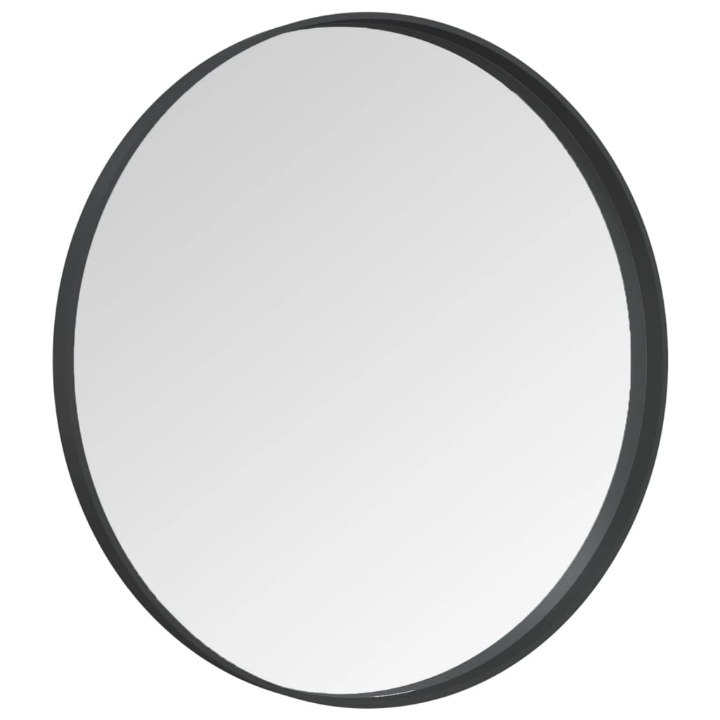 Seinäpeili 60 cm musta - Sisustajankoti.fi