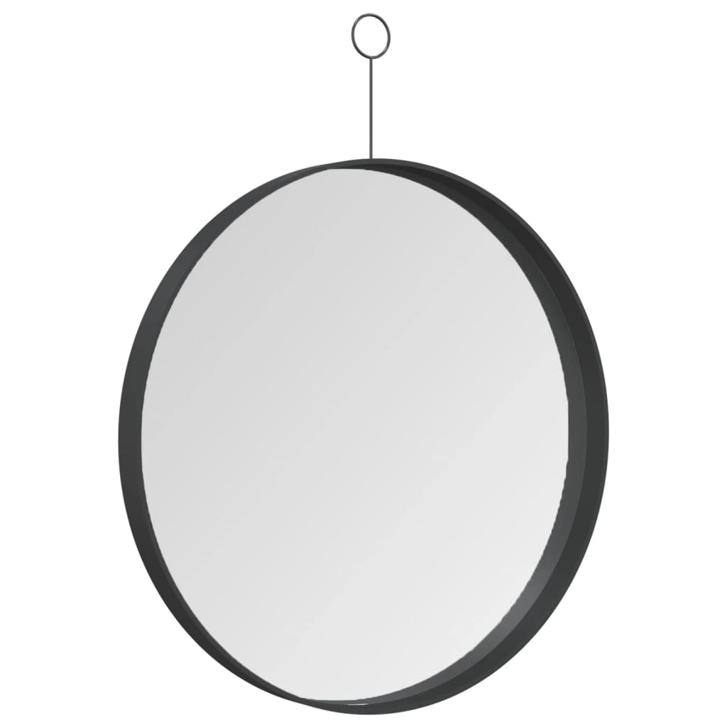 Riippuva peili koukulla 40 cm musta - Sisustajankoti.fi