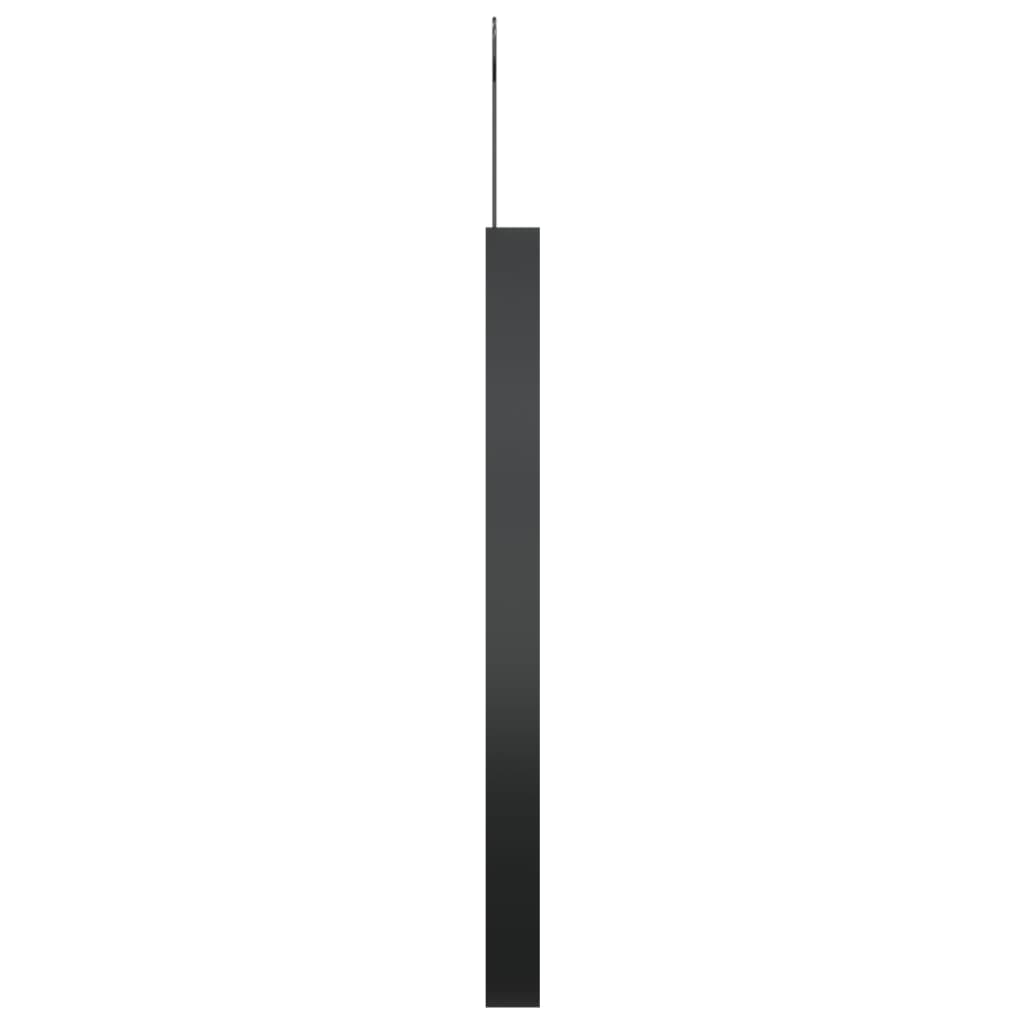 Riippuva peili koukulla 40 cm musta - Sisustajankoti.fi