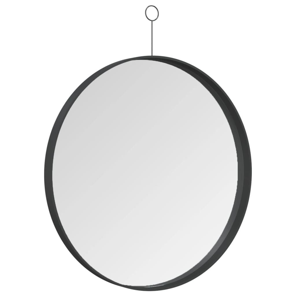 Riippuva peili koukulla 50 cm musta - Sisustajankoti.fi