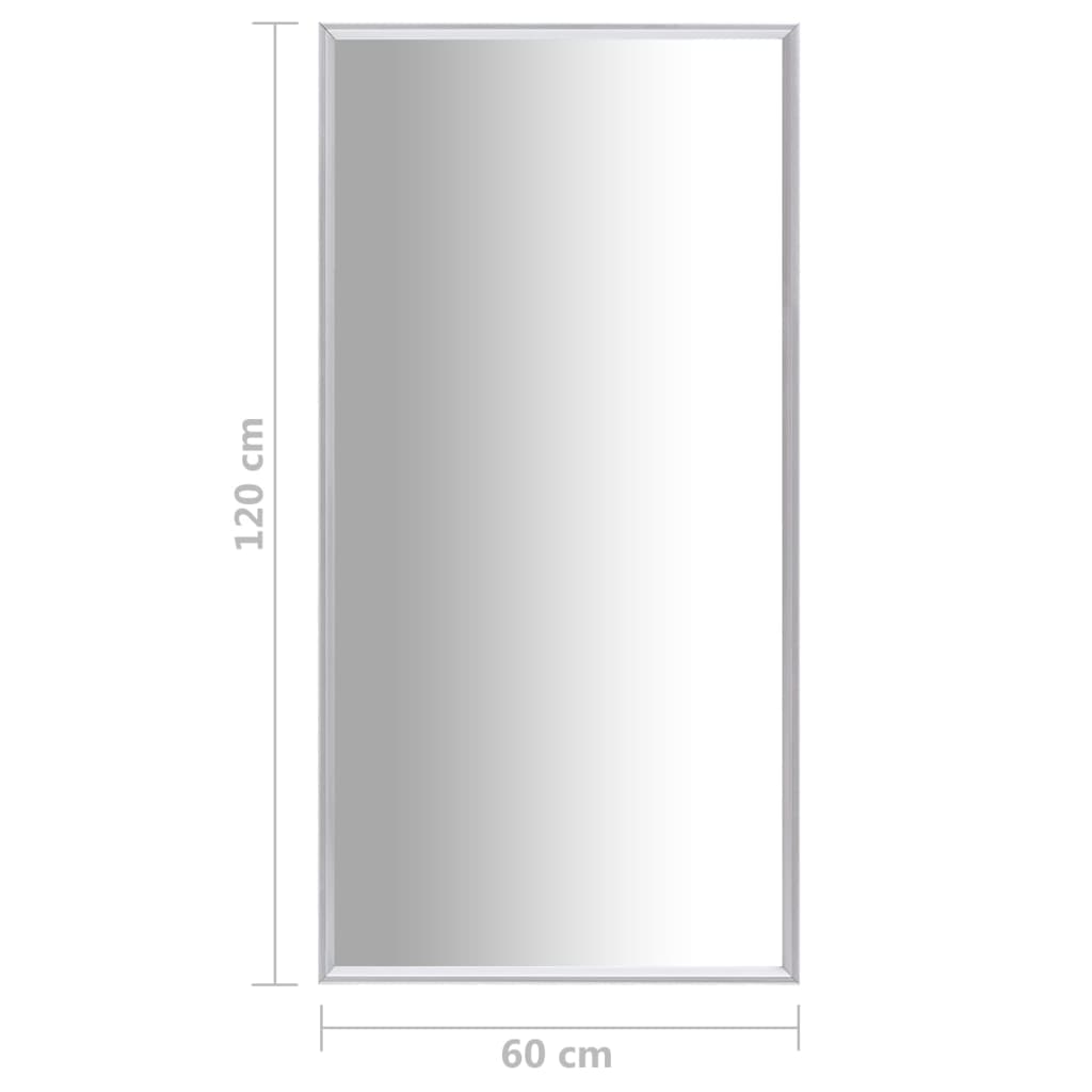 Peili hopea 120x60 cm - Sisustajankoti.fi