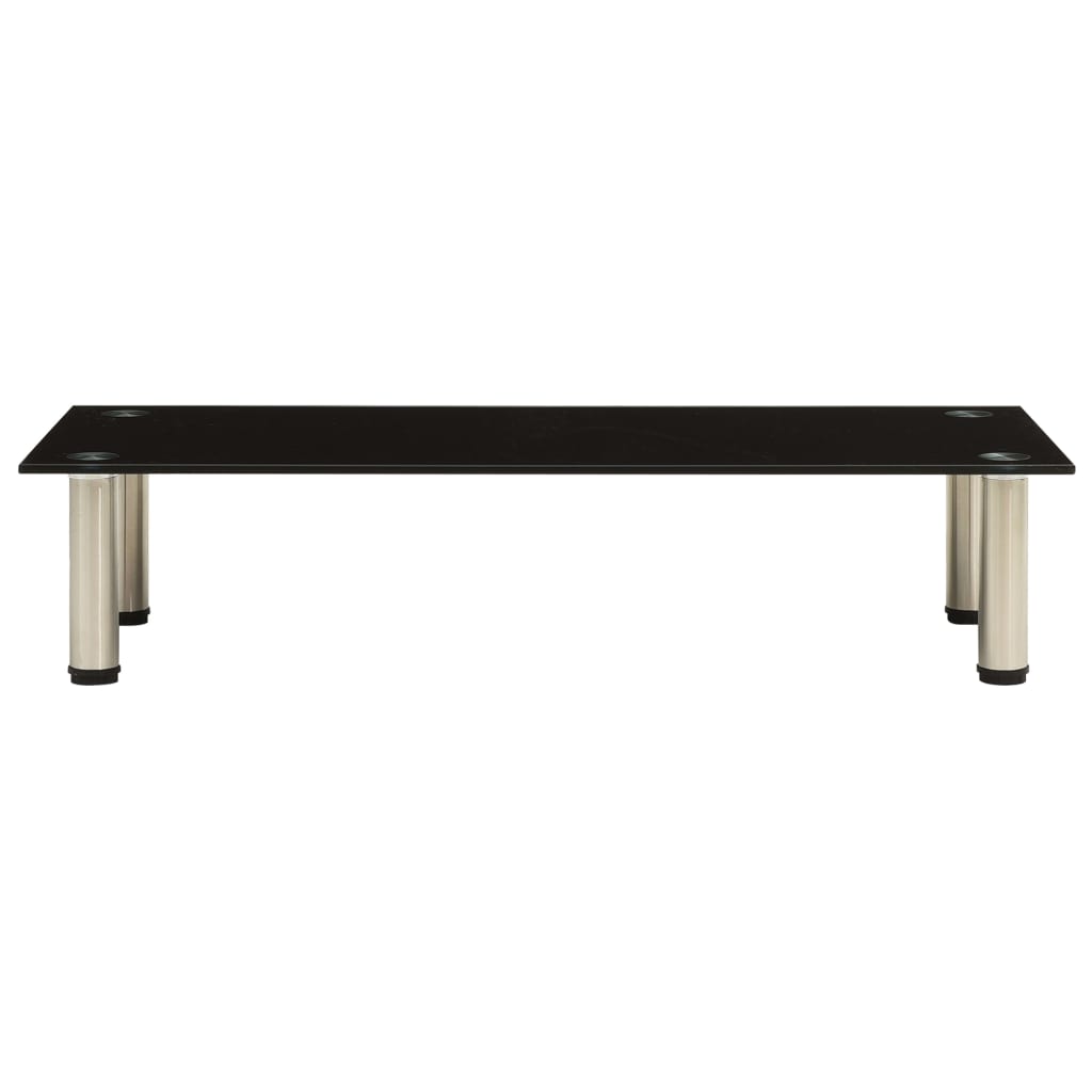 TV-taso musta 80x35x17 cm karkaistu lasi - Sisustajankoti.fi