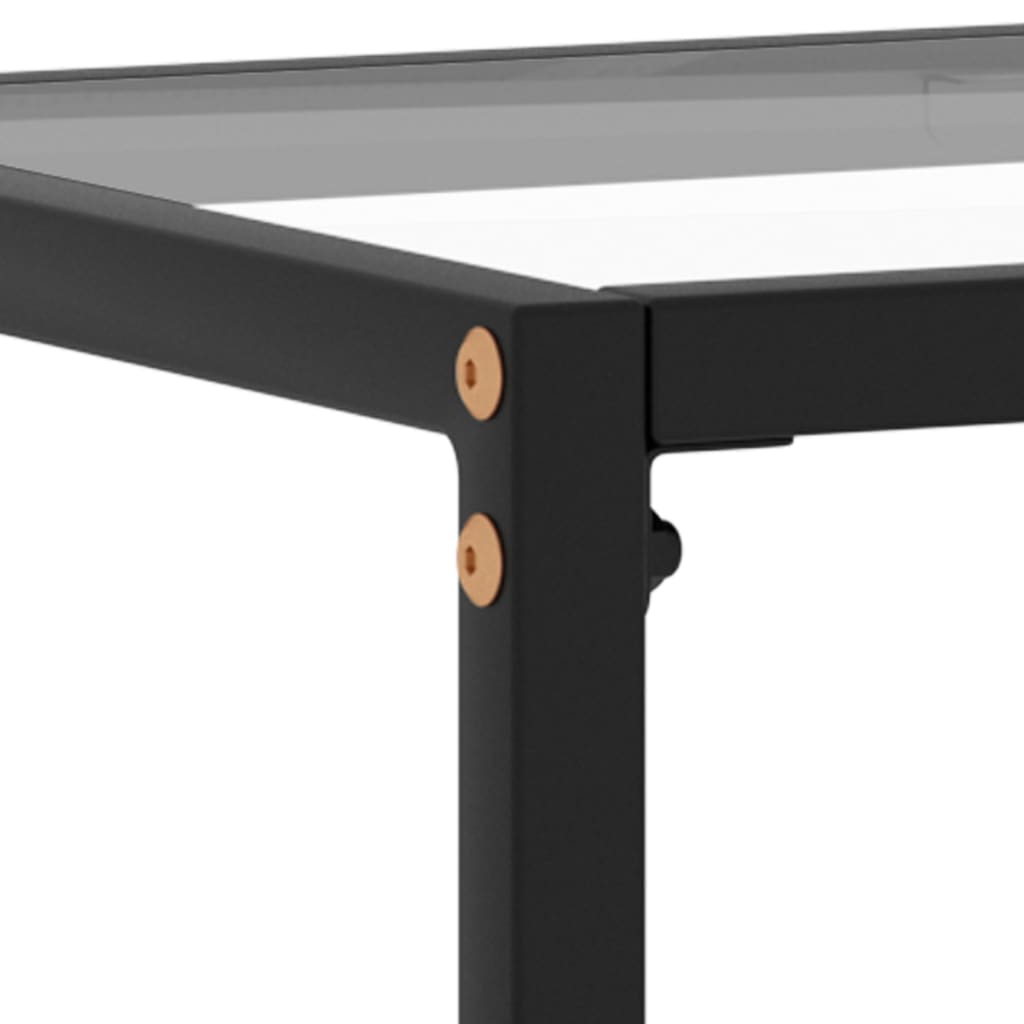 Konsolipöytä läpinäkyvä 100x35x75 cm karkaistu lasi - Sisustajankoti.fi