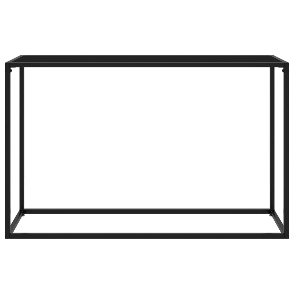 Konsolipöytä musta 120x35x75 cm karkaistu lasi - Sisustajankoti.fi