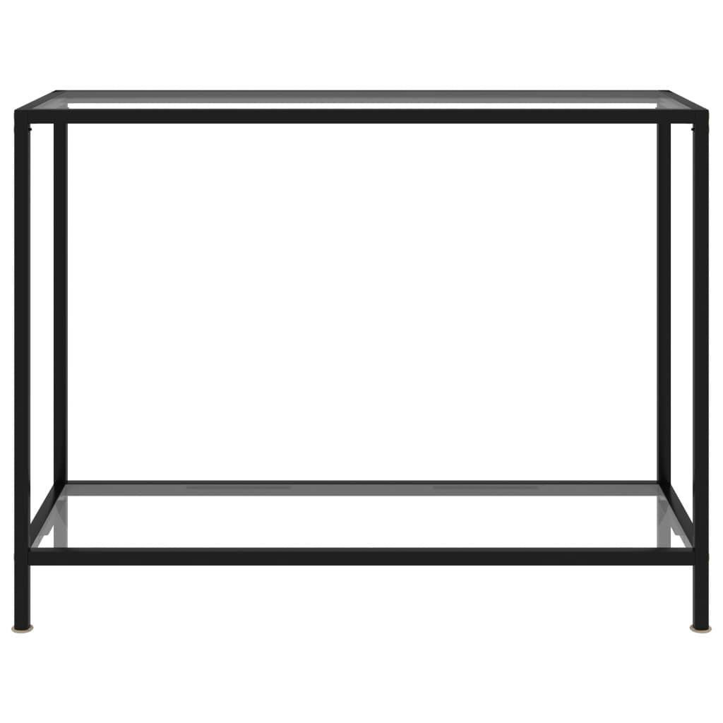 Konsolipöytä läpinäkyvä 100x35x75 cm karkaistu lasi - Sisustajankoti.fi