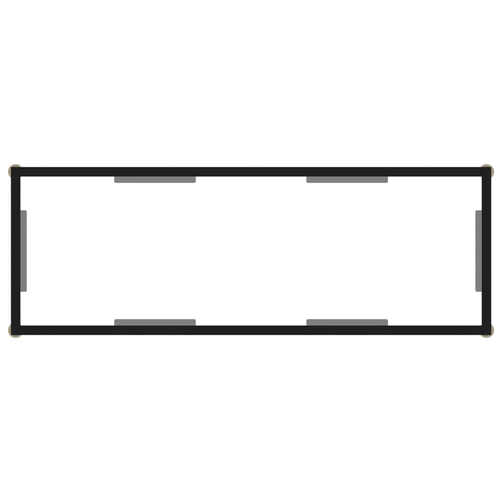 Konsolipöytä läpinäkyvä 100x35x75 cm karkaistu lasi - Sisustajankoti.fi