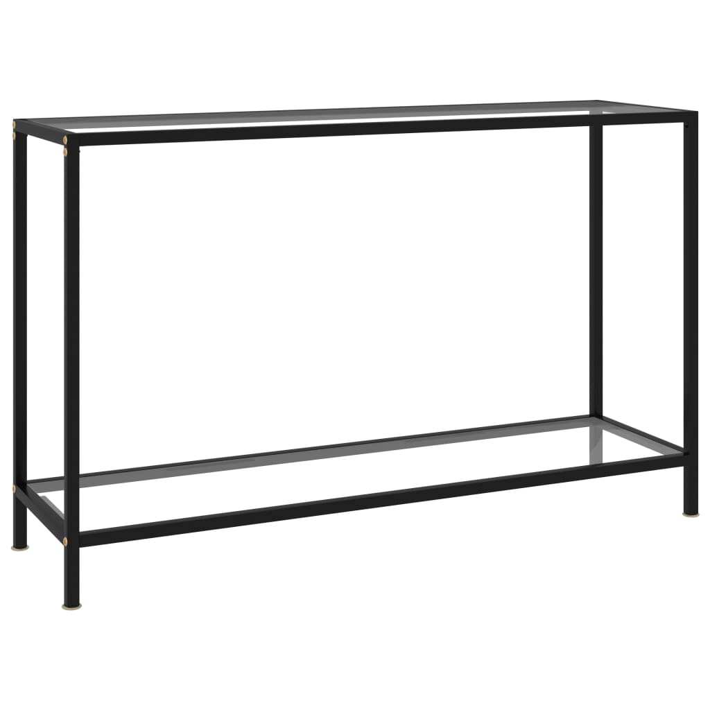 Konsolipöytä läpinäkyvä 120x35x75 cm karkaistu lasi - Sisustajankoti.fi