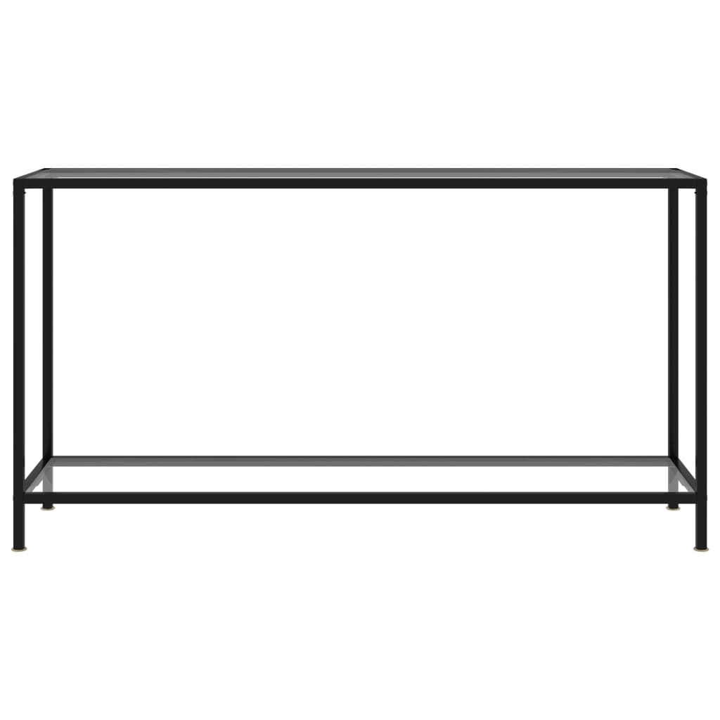 Konsolipöytä läpinäkyvä 140x35x75 cm karkaistu lasi - Sisustajankoti.fi