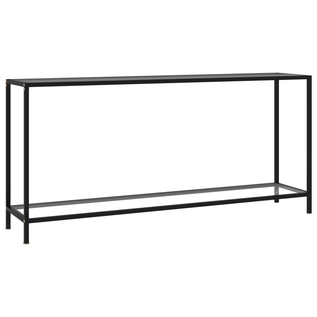 Konsolipöytä läpinäkyvä 160x35x75 cm karkaistu lasi - Sisustajankoti.fi