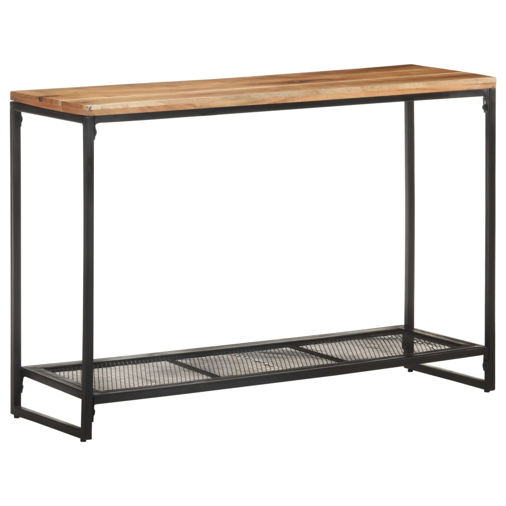 Konsolipöytä 110x35x75 cm täysi akaasiapuu - Sisustajankoti.fi