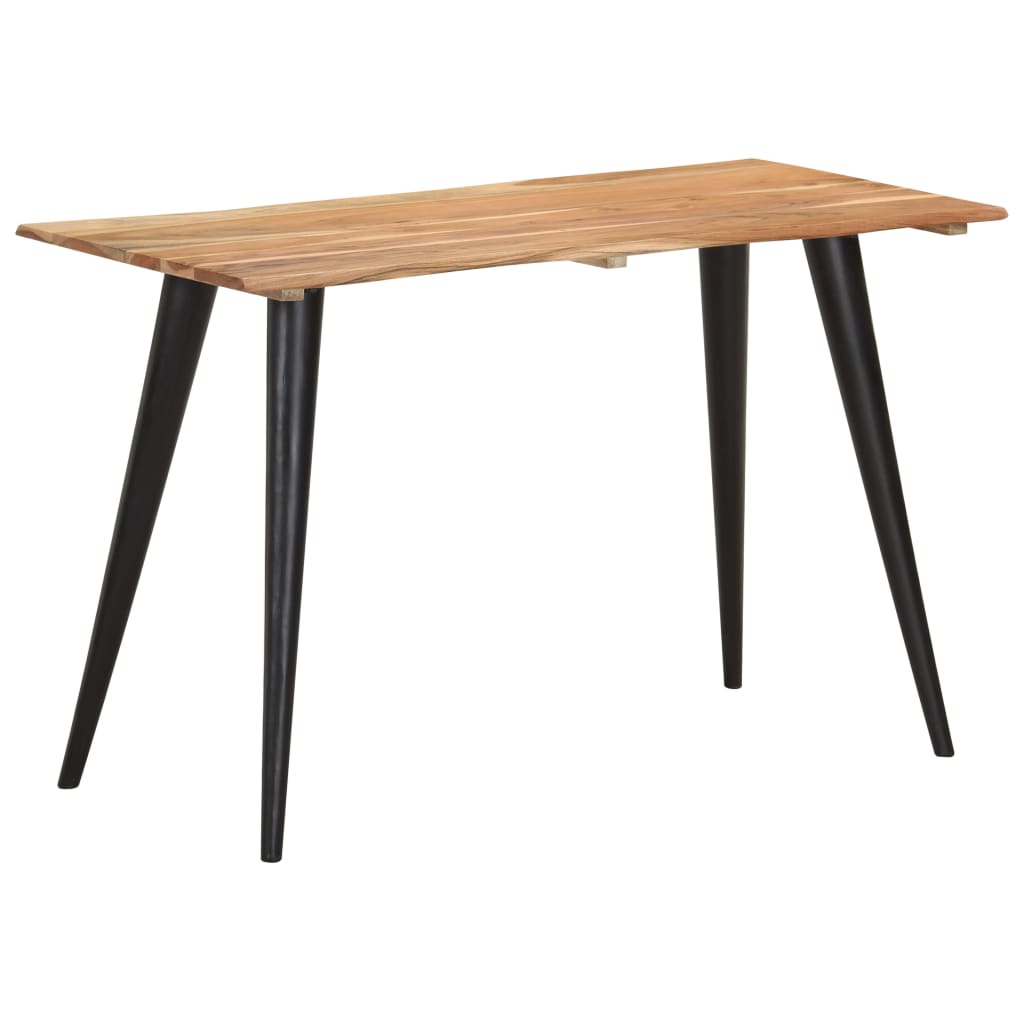 Sohvapöytä elävät reunat 120x60x75 cm täysi akaasiapuu - Sisustajankoti.fi