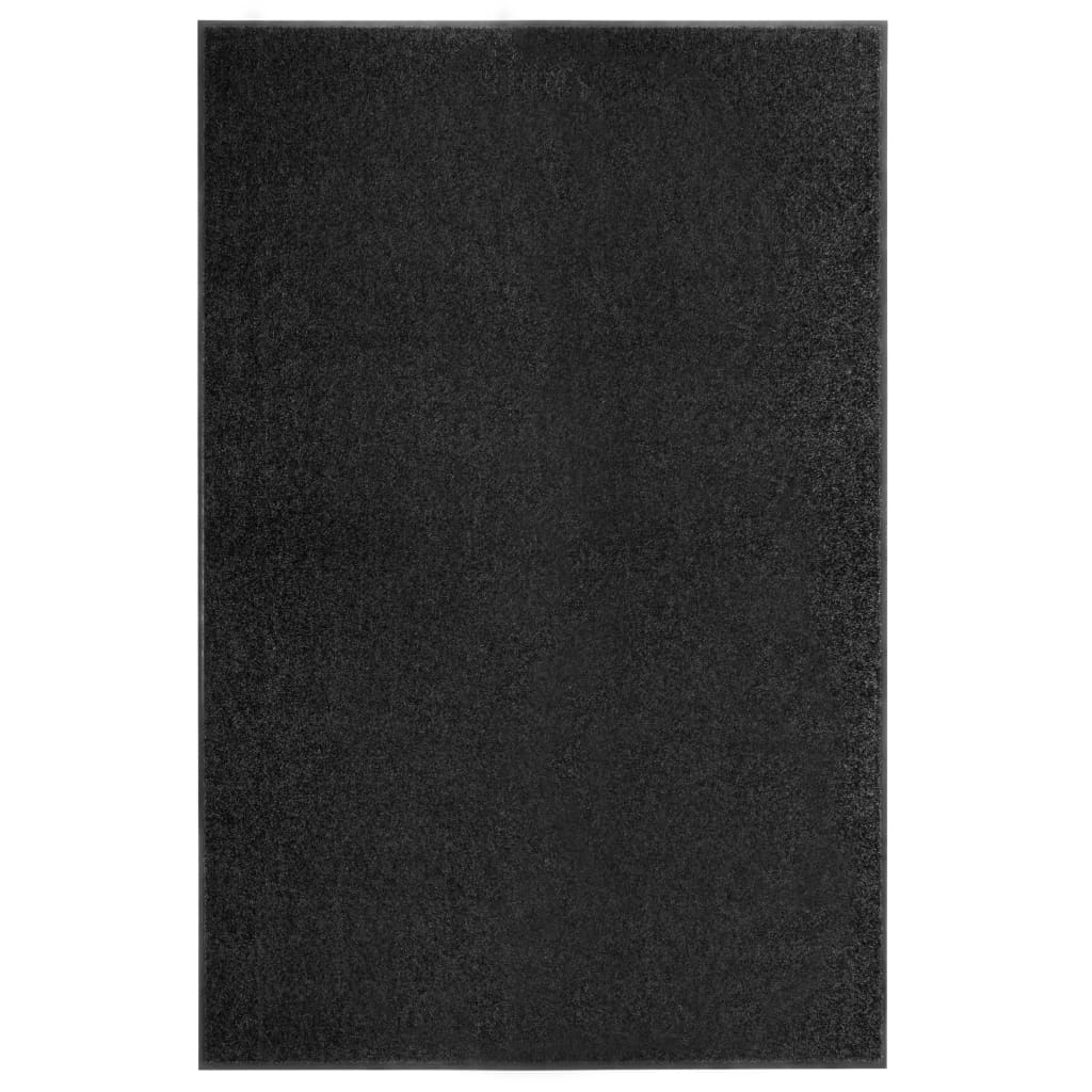 Ovimatto pestävä musta 120x180 cm - Sisustajankoti.fi