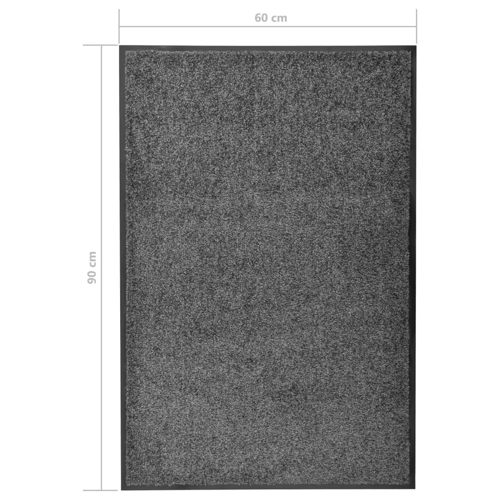 Ovimatto pestävä antrasiitti 60x90 cm - Sisustajankoti.fi