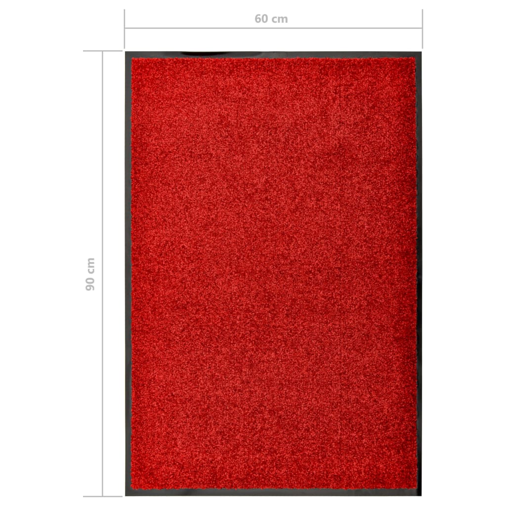 Ovimatto pestävä punainen 60x90 cm - Sisustajankoti.fi