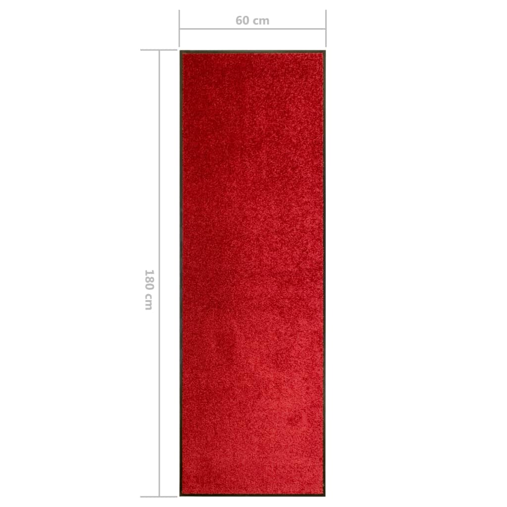 Ovimatto pestävä punainen 60x180 cm - Sisustajankoti.fi