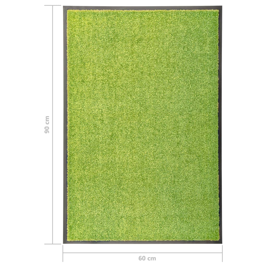Ovimatto pestävä vihreä 60x90 cm - Sisustajankoti.fi