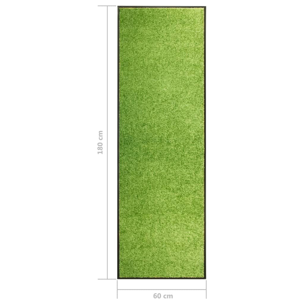 Ovimatto pestävä vihreä 60x180 cm - Sisustajankoti.fi