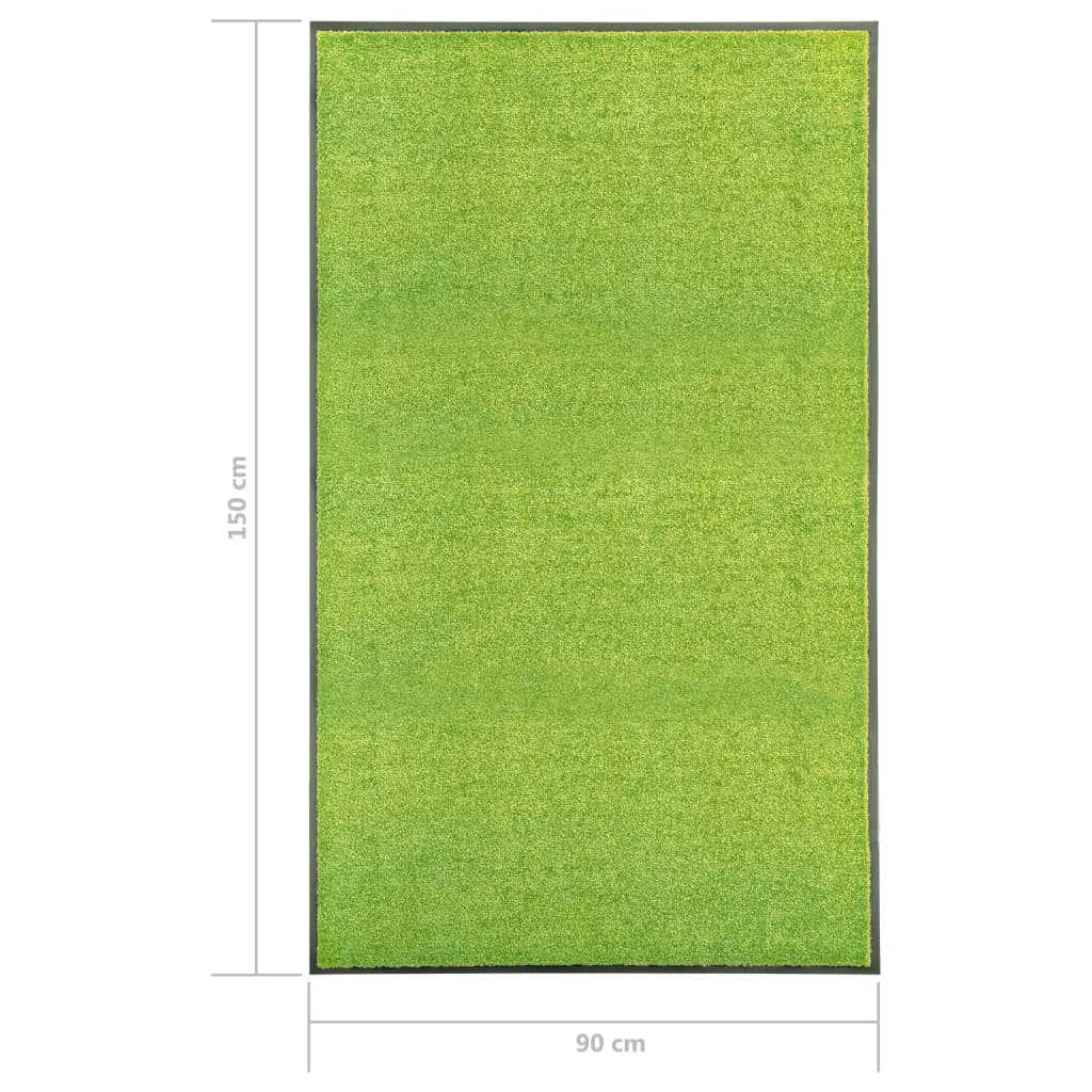 Ovimatto pestävä vihreä 90x150 cm - Sisustajankoti.fi