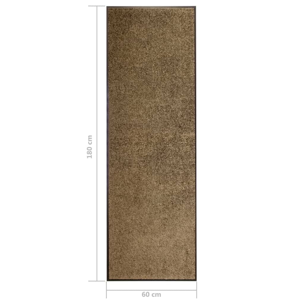 Ovimatto pestävä ruskea 60x180 cm - Sisustajankoti.fi