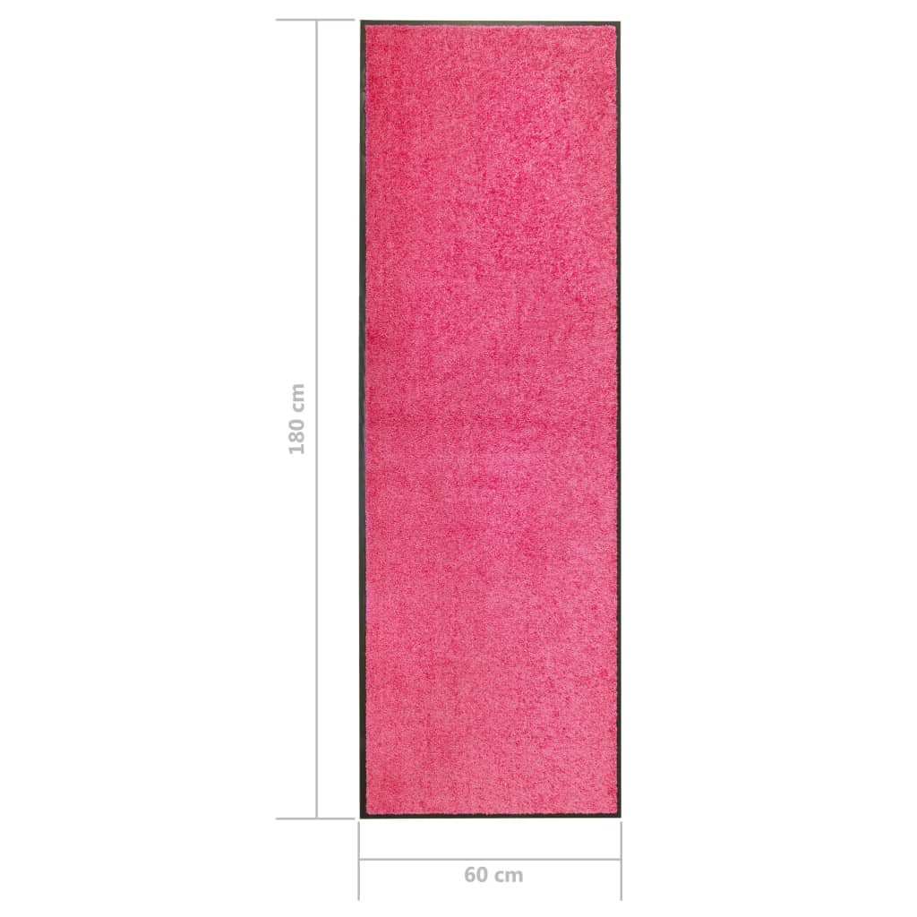 Ovimatto pestävä pinkki 60x180 cm - Sisustajankoti.fi