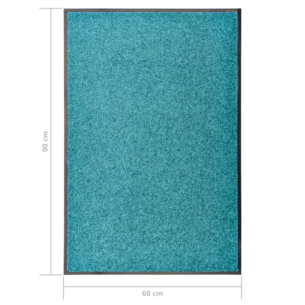 Ovimatto pestävä sinivihreä 60x90 cm - Sisustajankoti.fi