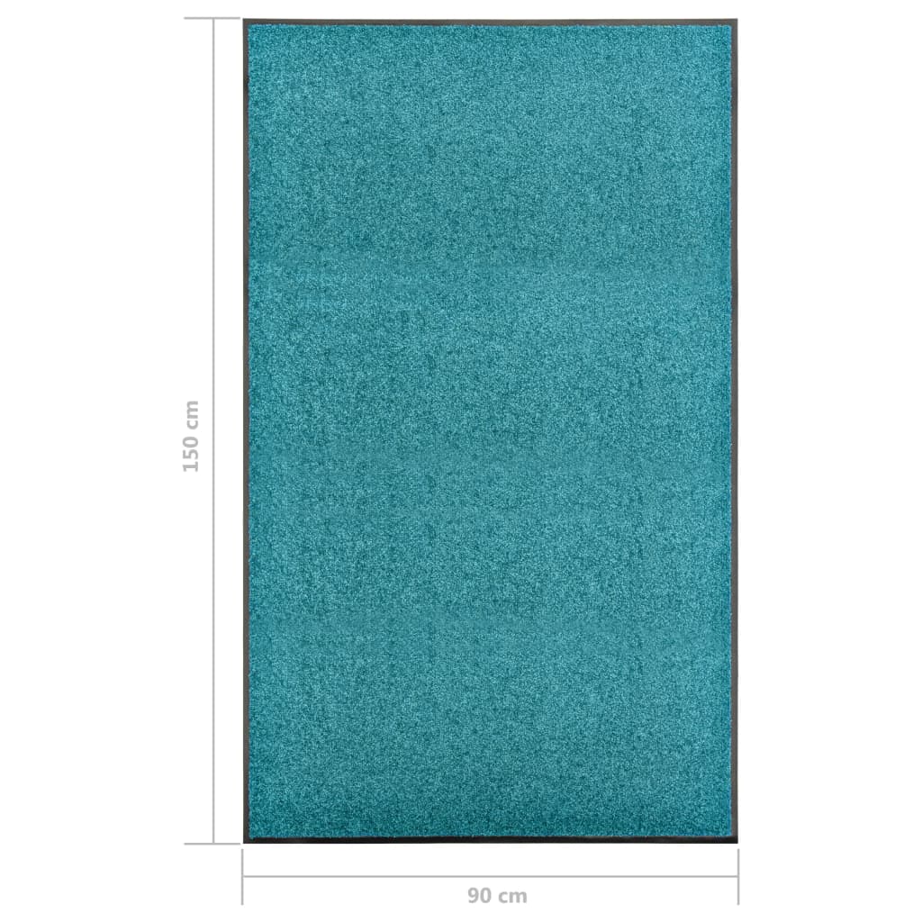 Ovimatto pestävä sinivihreä 90x150 cm - Sisustajankoti.fi