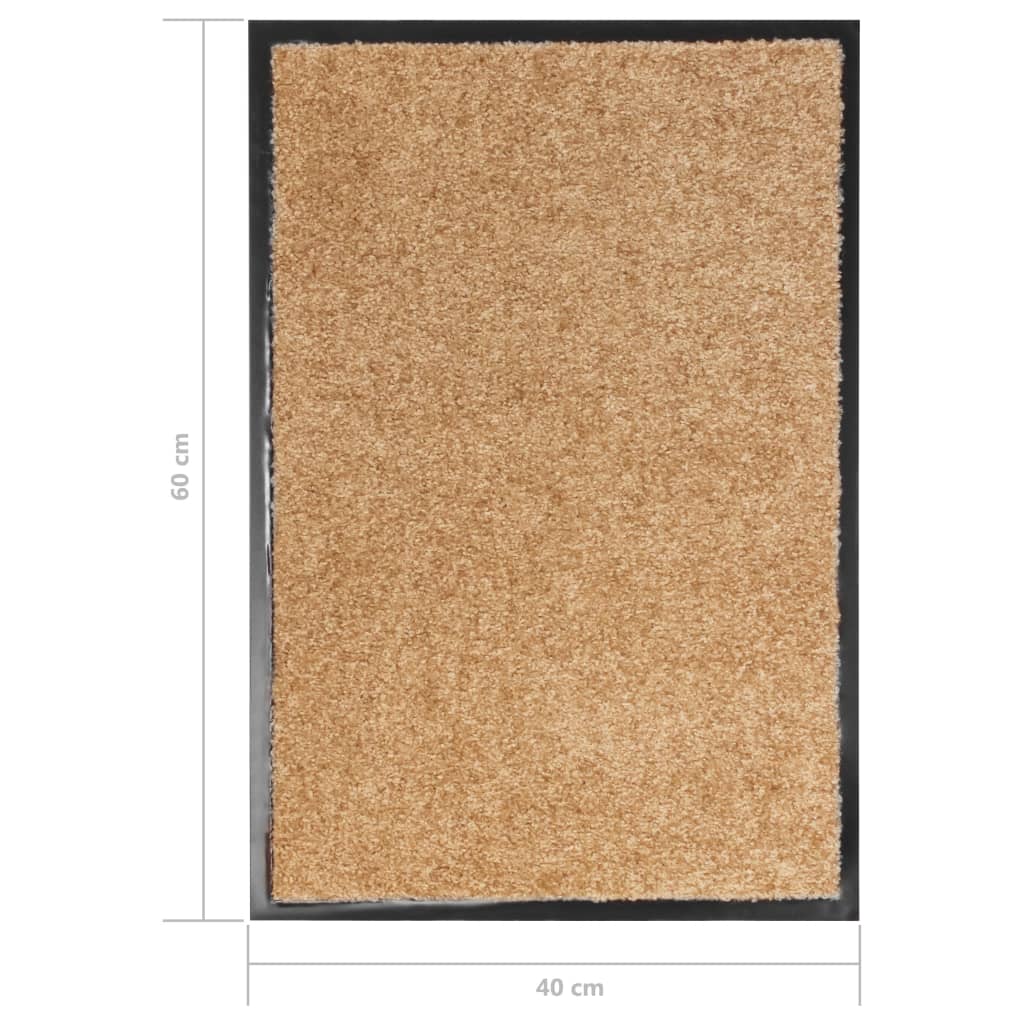 Ovimatto pestävä kerma 40x60 cm - Sisustajankoti.fi