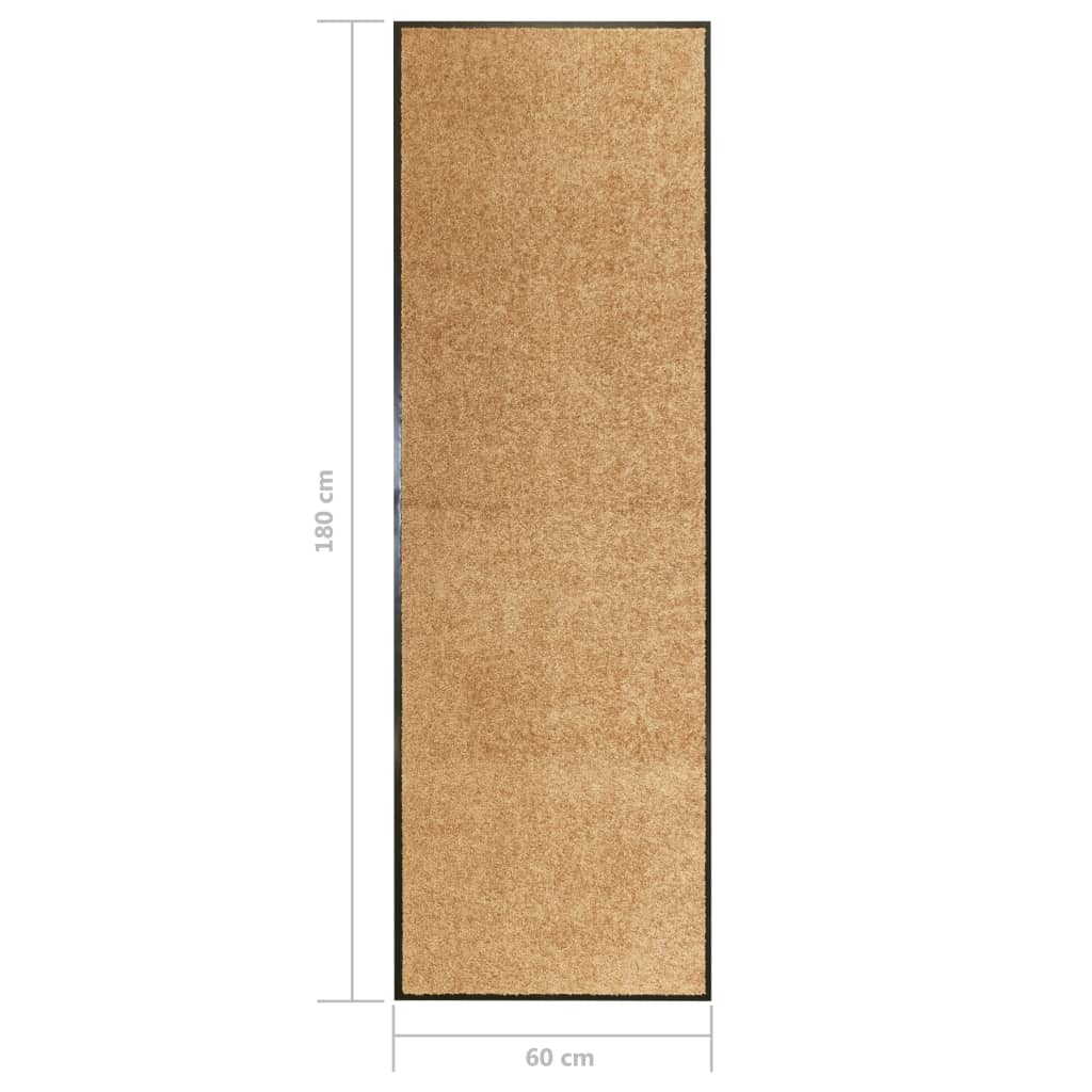 Ovimatto pestävä kerma 60x180 cm - Sisustajankoti.fi