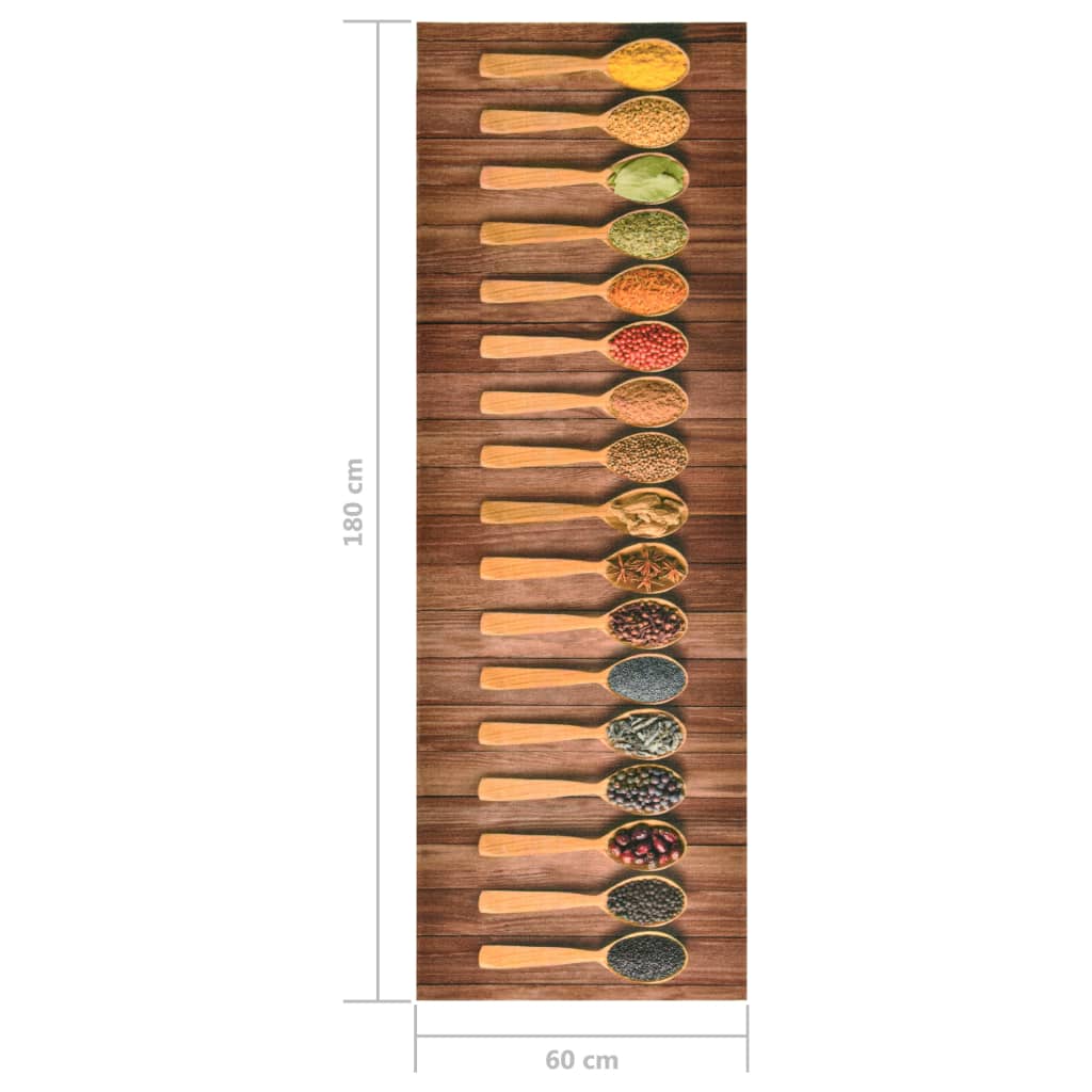 keittiön pestävä lattiamatto Spoon 60x180 cm - Sisustajankoti.fi