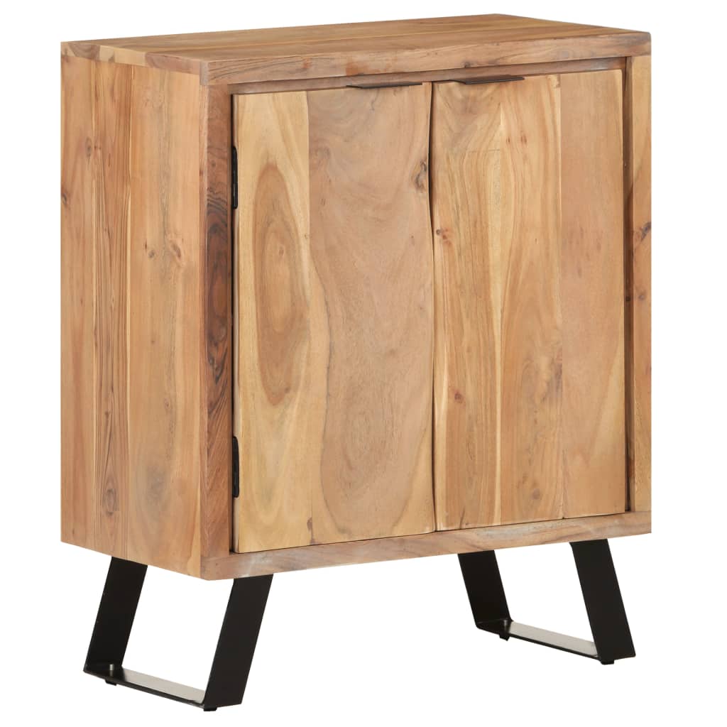 Senkki 60x36x76 cm täysi akaasiapuu luonnollisilla reunoilla - Sisustajankoti.fi