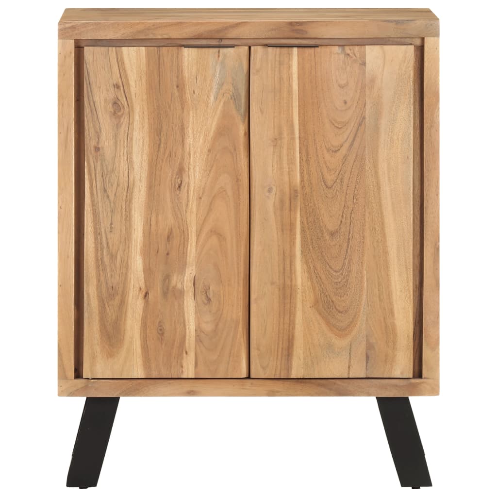 Senkki 60x36x76 cm täysi akaasiapuu luonnollisilla reunoilla - Sisustajankoti.fi