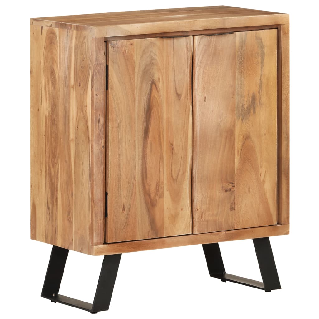 Senkki 60x36x76 cm täysi akaasiapuu luonnollisilla reunoilla - Sisustajankoti.fi
