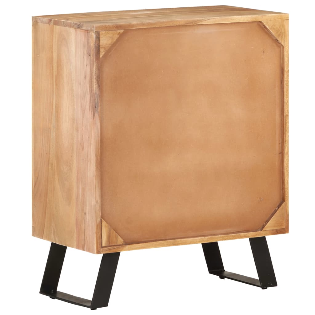 Senkki 60x36x76 cm täysi akaasiapuu luonnollisilla reunoilla - Sisustajankoti.fi