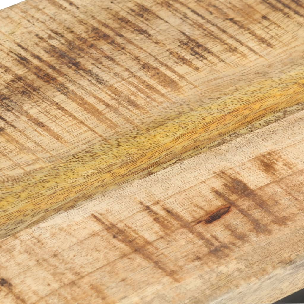 Sivupöydät 2 kpl 31,5x24,5x64,5 cm karkea mangopuu - Sisustajankoti.fi