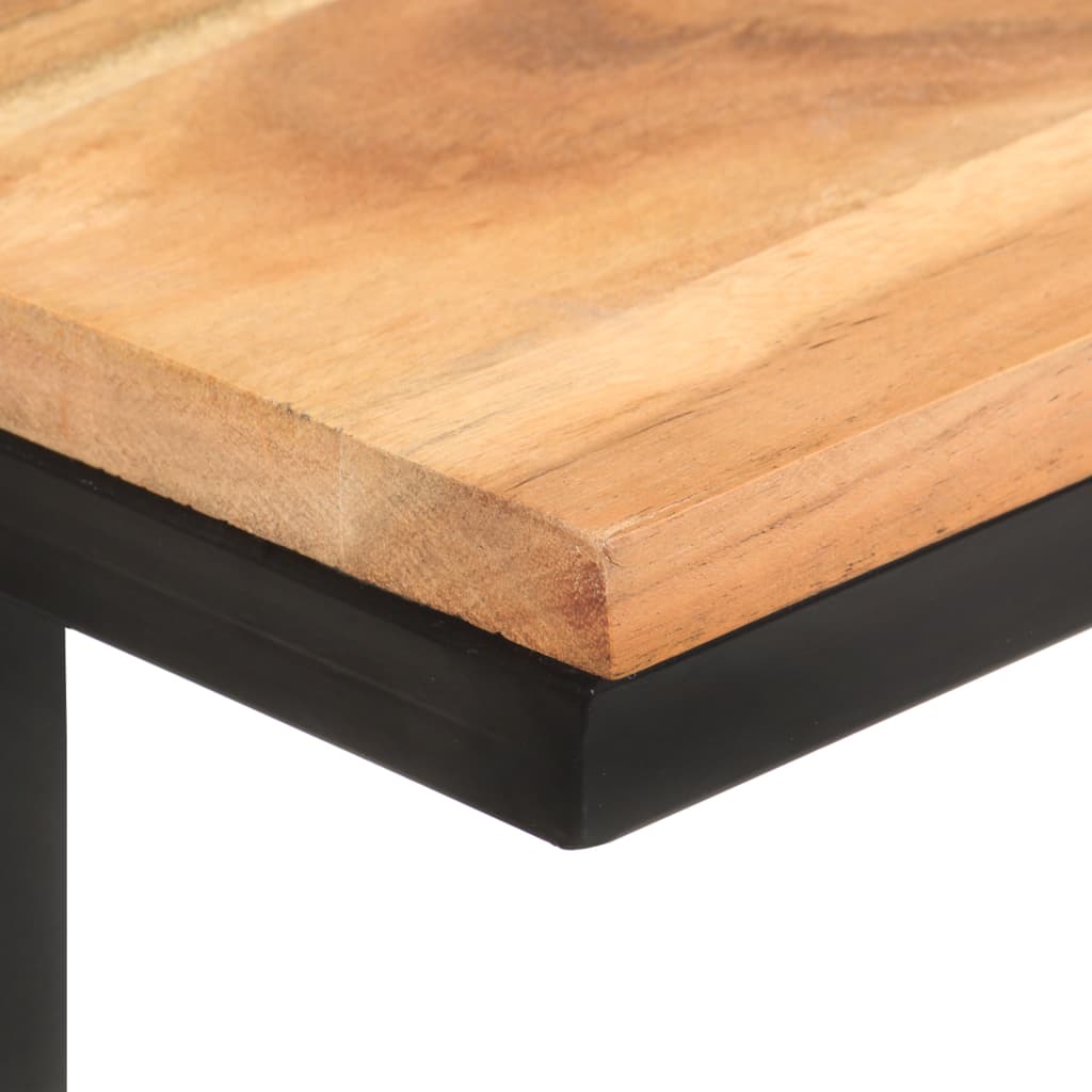 Sivupöydät 2 kpl 31,5x24,5x64,5 cm täysi akaasiapuu - Sisustajankoti.fi