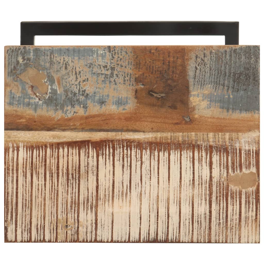 Sivupöydät 2 kpl 31,5x24,5x64,5 cm kierrätetty täyspuu - Sisustajankoti.fi
