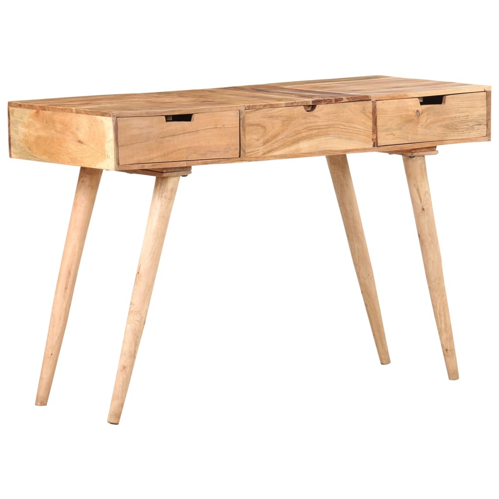Meikkipöytä peilillä 112x45x76 cm täysi akaasiapuu - Sisustajankoti.fi