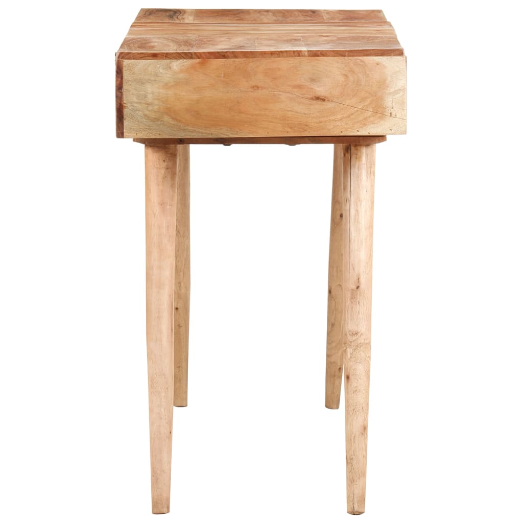 Meikkipöytä peilillä 112x45x76 cm täysi akaasiapuu - Sisustajankoti.fi