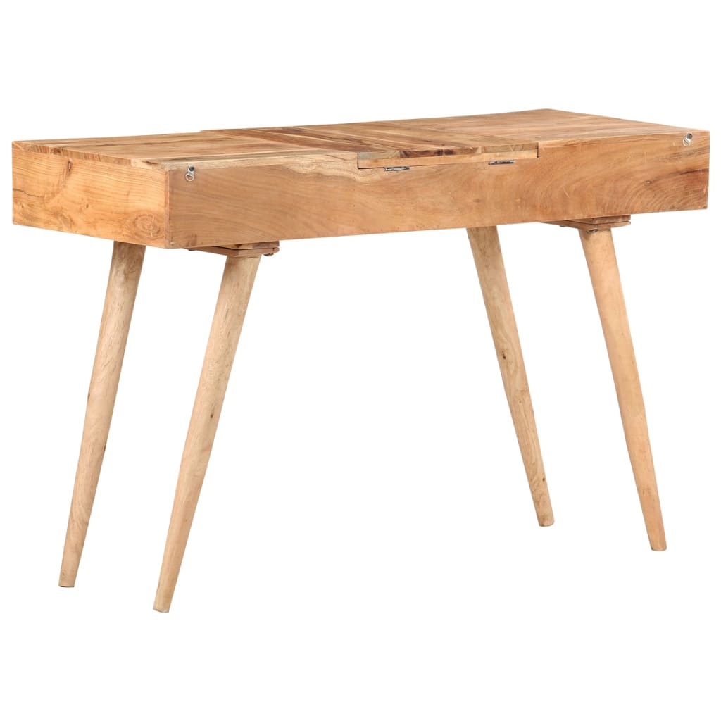 Meikkipöytä peilillä 112x45x76 cm täysi akaasiapuu - Sisustajankoti.fi