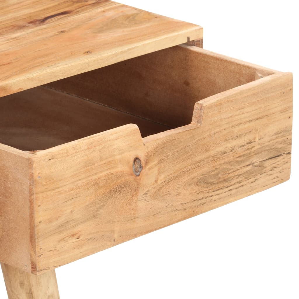 Meikkipöytä peilillä 112x45x76 cm täysi akaasiapuu - Sisustajankoti.fi