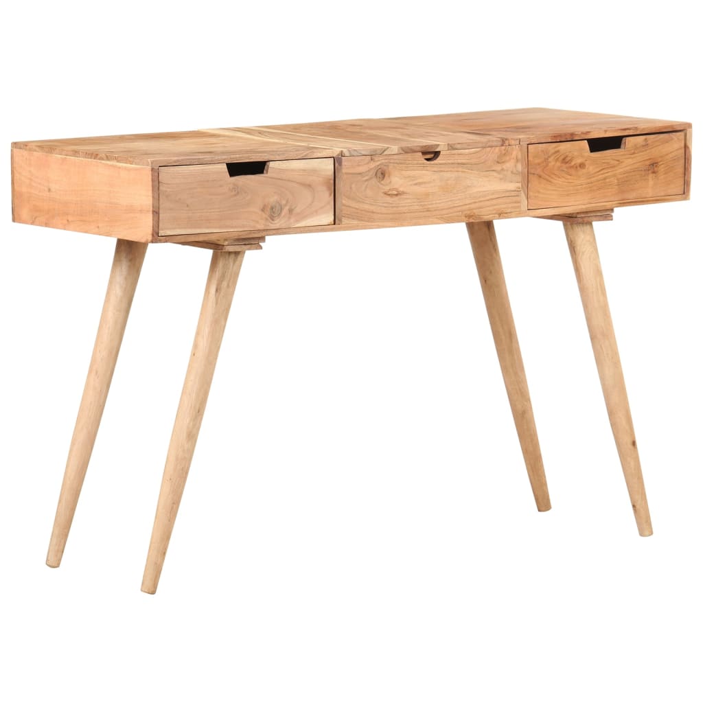 Meikkipöytä peilillä 112x45x76 cm täysi akaasiapuu - Sisustajankoti.fi