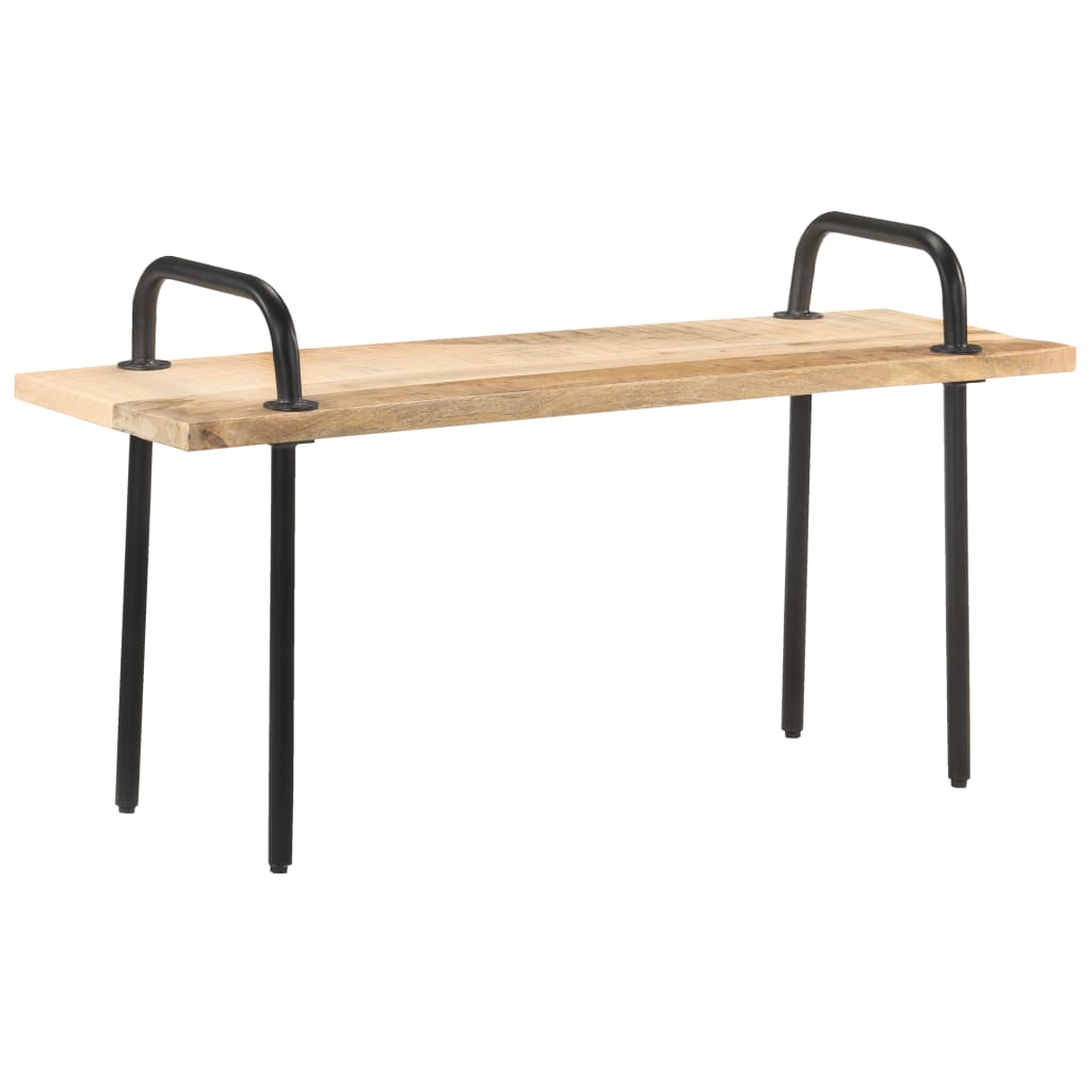 Penkki 110 cm karkea mangopuu - Sisustajankoti.fi