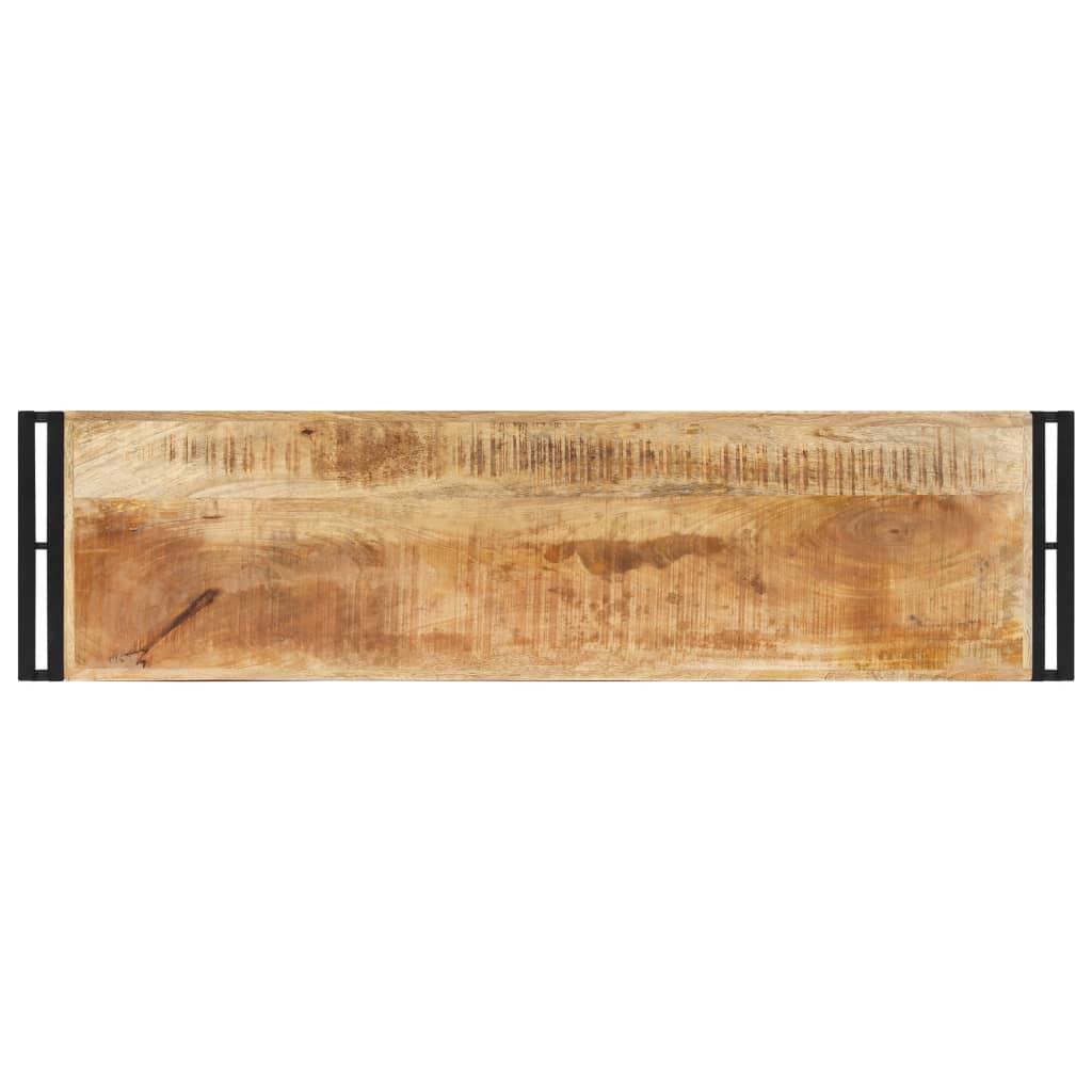 Konsolipöytä 120x30x75 cm karkea mangopuu - Sisustajankoti.fi