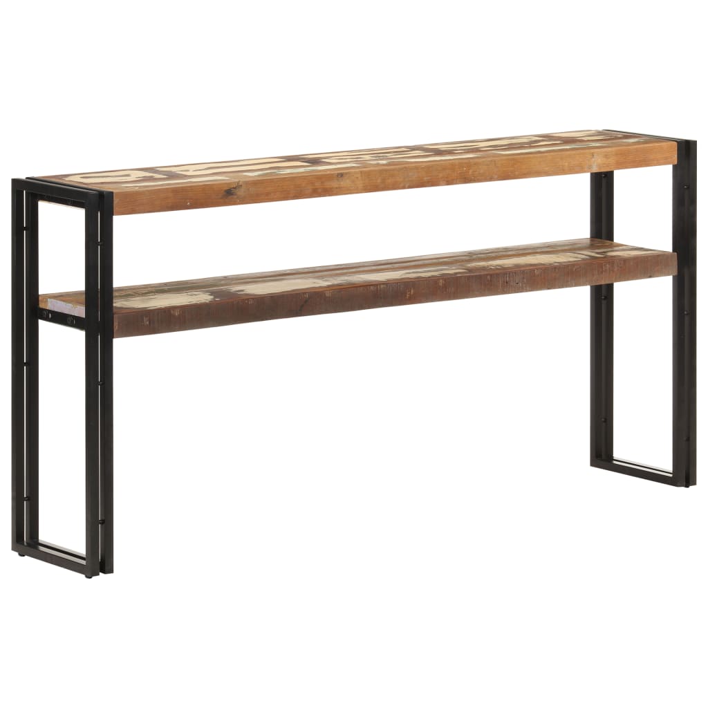 Konsolipöytä 150x30x75 cm kierrätetty täyspuu - Sisustajankoti.fi