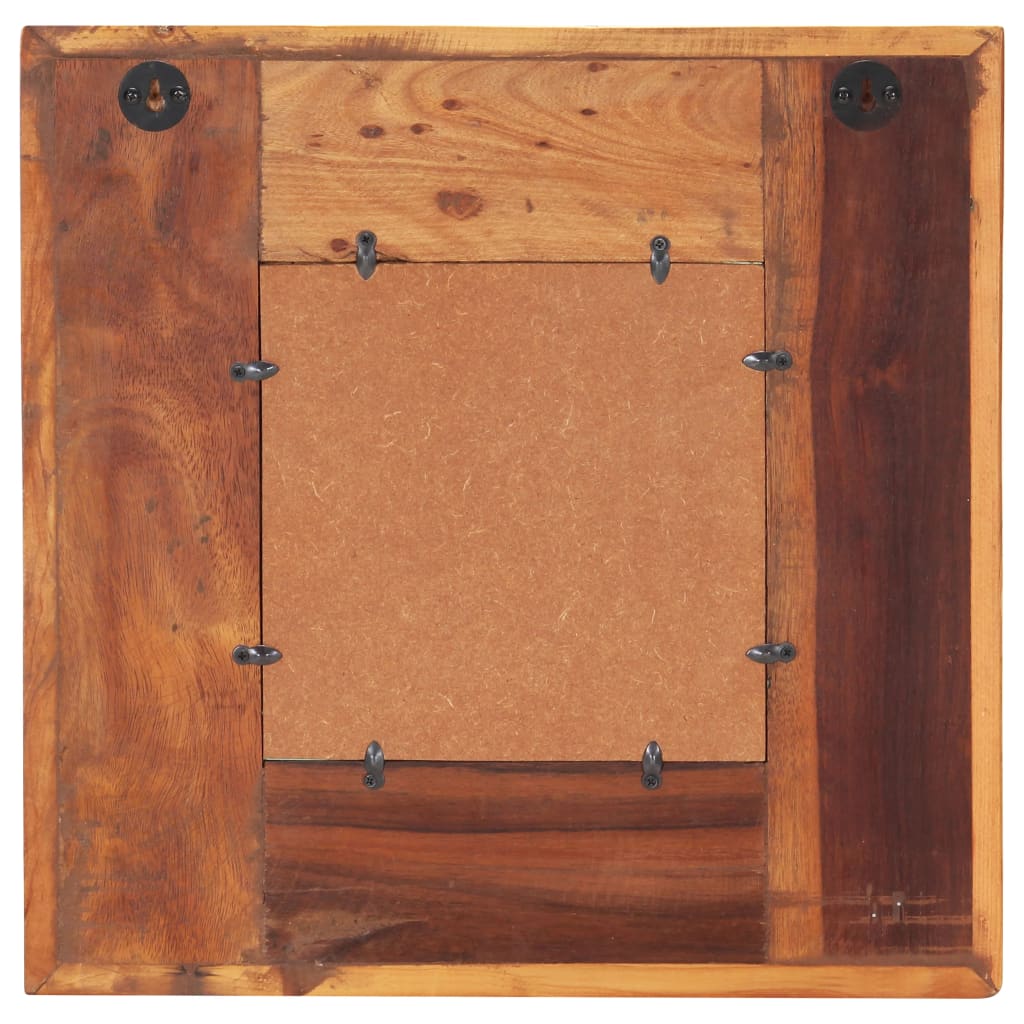 Peili Buddhan kuvilla 50x50 cm kierrätetty täyspuu - Sisustajankoti.fi