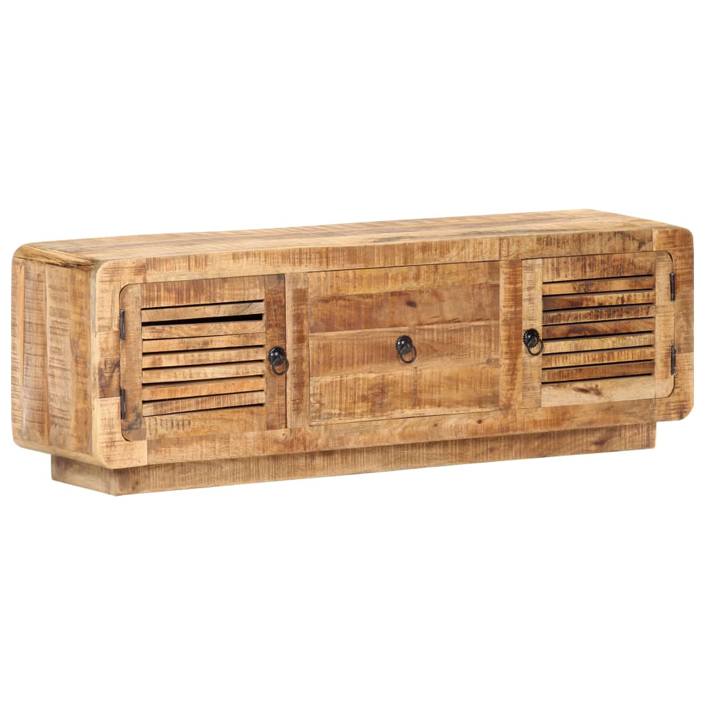 TV-taso 120x30x40 cm karkea mangopuu - Sisustajankoti.fi