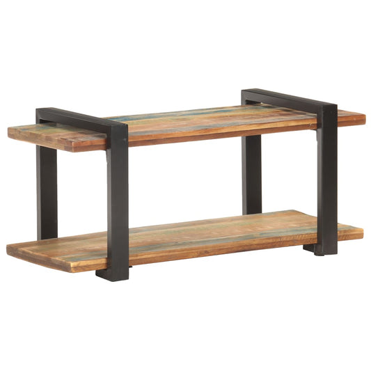 TV-taso 90x40x40 cm täysi kierrätetty puu - Sisustajankoti.fi