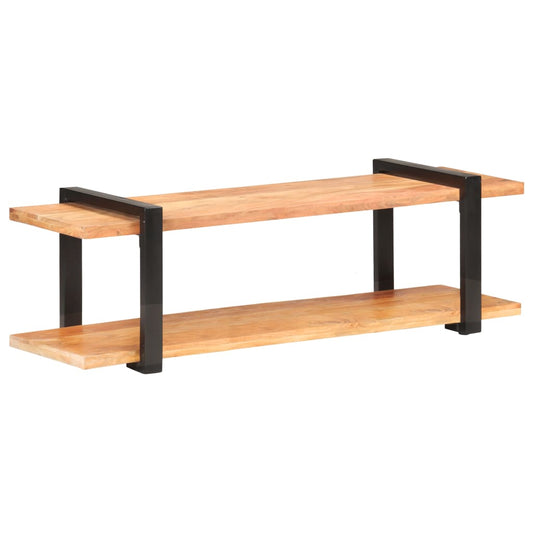 TV-taso 130x40x40 cm täysi akaasiapuu - Sisustajankoti.fi