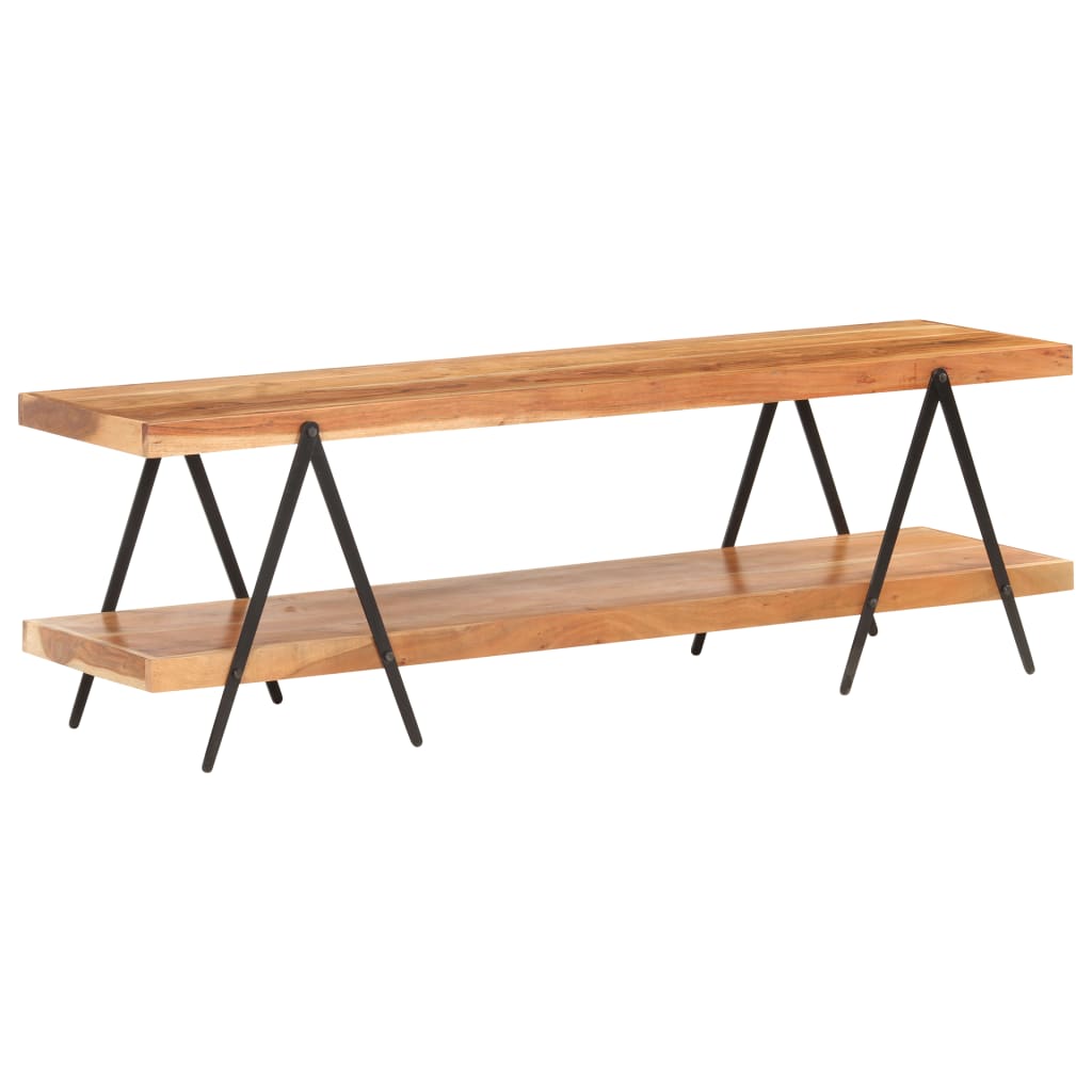 TV-taso 160x40x50 cm täysi akaasiapuu - Sisustajankoti.fi